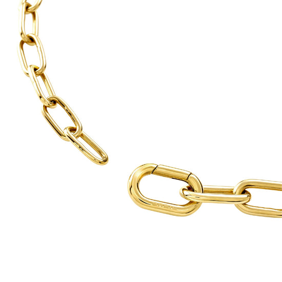 Collana catena Breil in acciaio dorato con tre charms MISURA UNICA