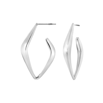 Orecchini Breil in acciaio lucido a forma romboidale MISURA UNICA