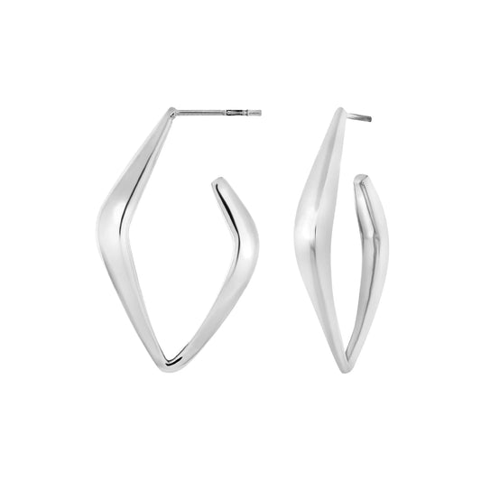 Orecchini Breil in acciaio lucido a forma romboidale MISURA UNICA