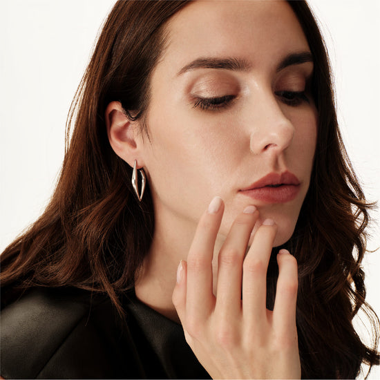 Orecchini Breil in acciaio lucido a forma romboidale MISURA UNICA