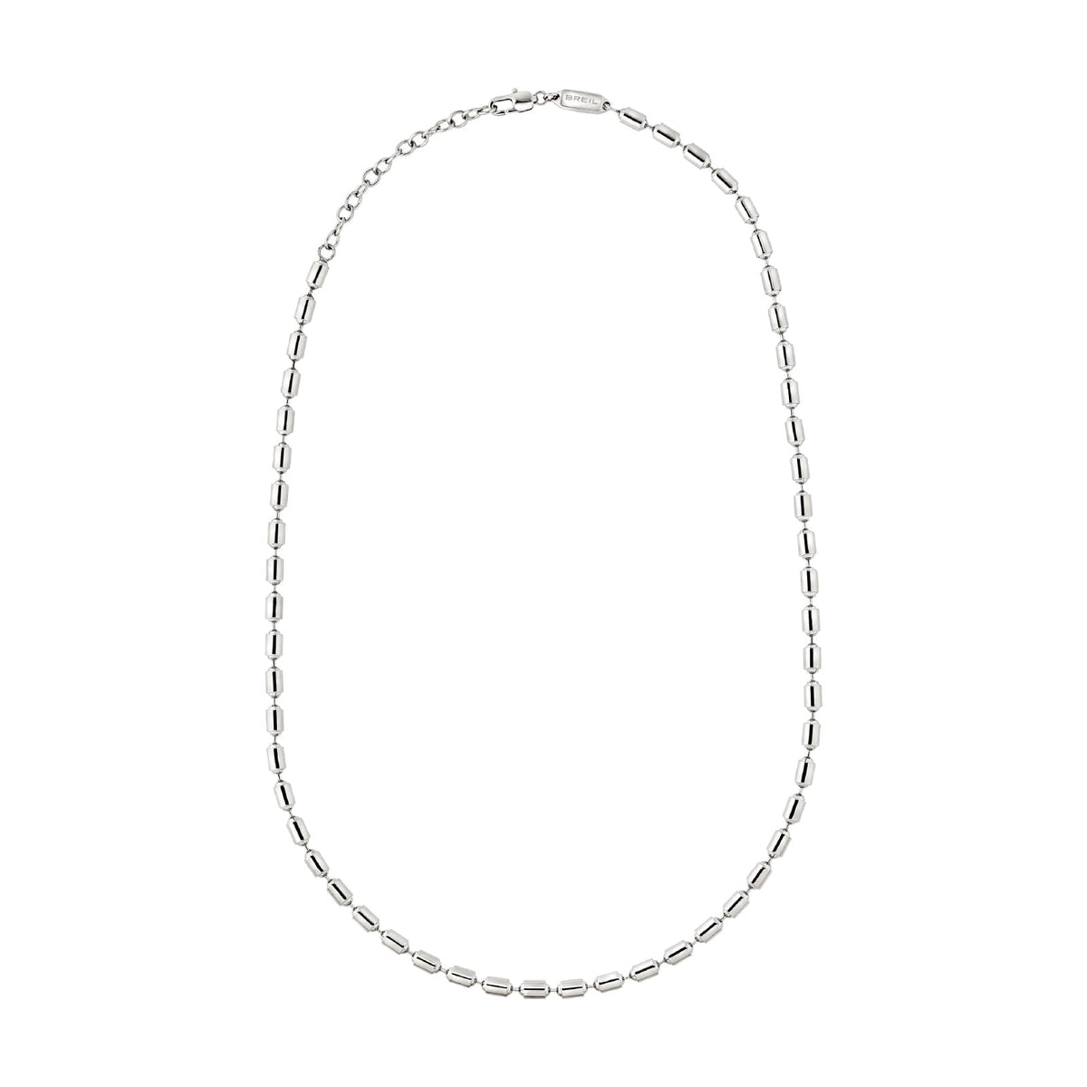 Collana girocollo Breil Keen in acciaio con cilindri uomo