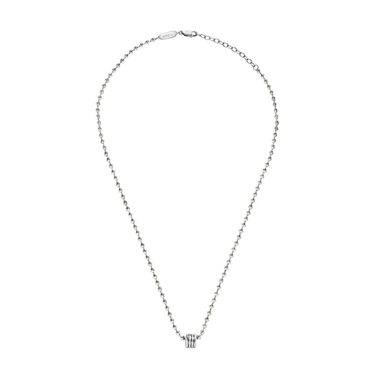 Collana con pendente Breil in acciaio lucido da uomo MISURA UNICA