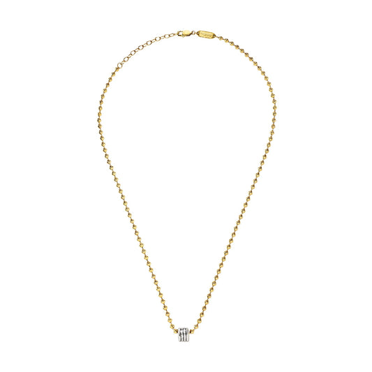 Collana con pendente Breil in acciaio dorato da uomo MISURA UNICA