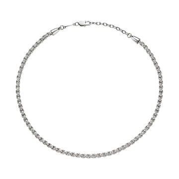 Collana catena Briel con maglie lavorate in acciaio da uomo MISURA UNICA