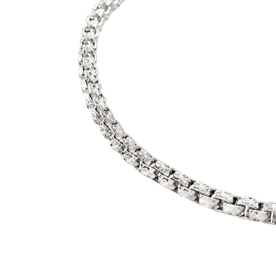 Collana catena Briel con maglie lavorate in acciaio da uomo MISURA UNICA