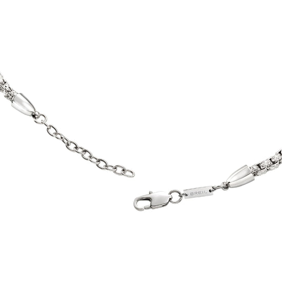 Collana catena Briel con maglie lavorate in acciaio da uomo MISURA UNICA