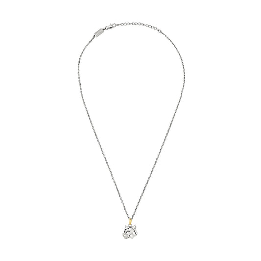 Collana catena Breil Good Omen in acciaio pendente tigre MISURA UNICA