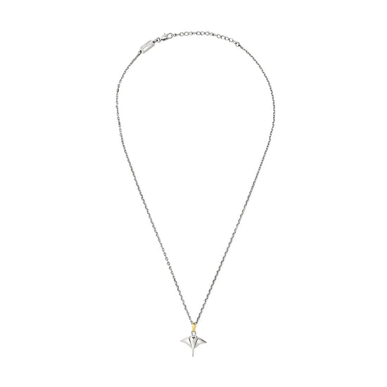 Collana catena Breil Good Omen in acciaio pendente manta MISURA UNICA