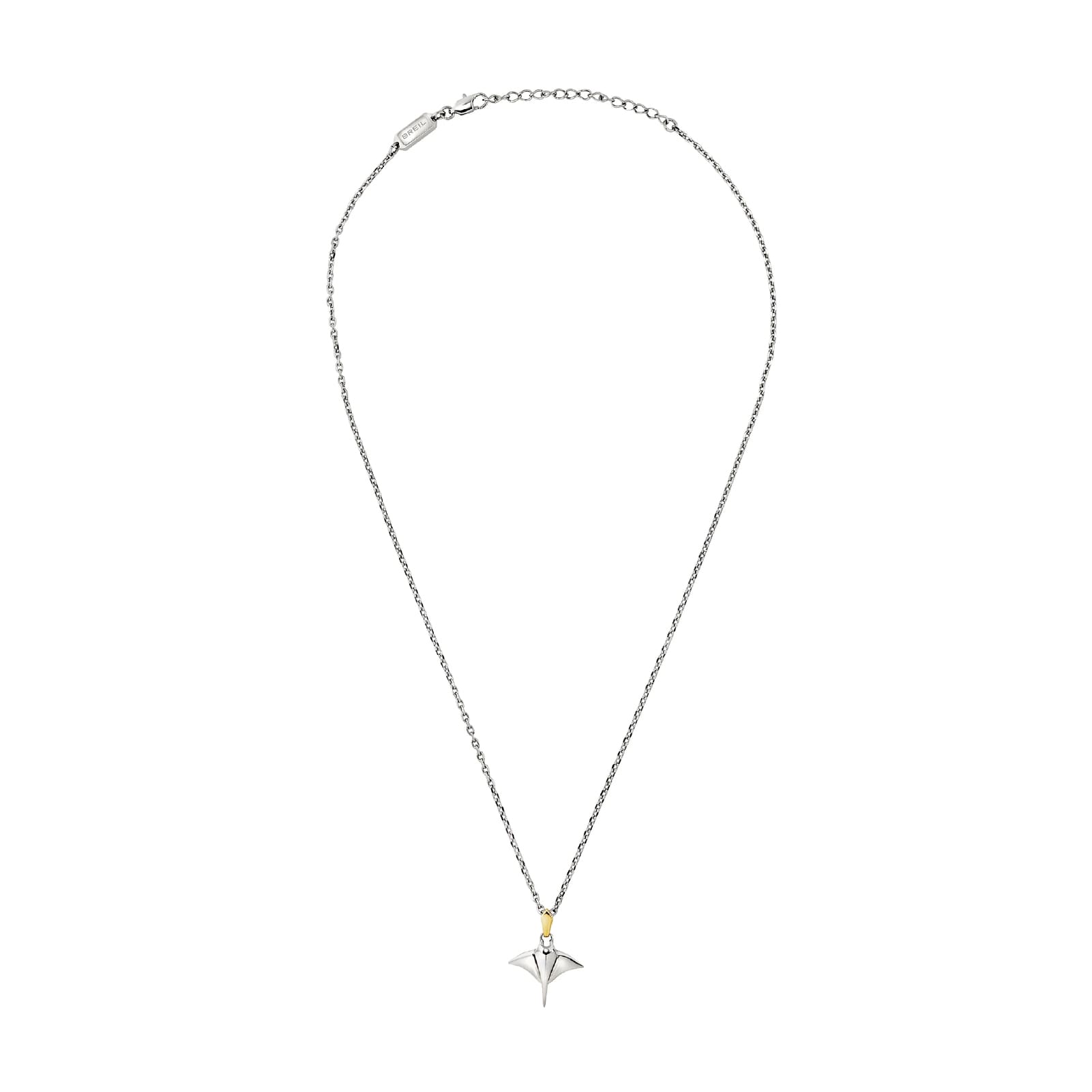 Collana catena Breil Good Omen in acciaio pendente manta MISURA UNICA