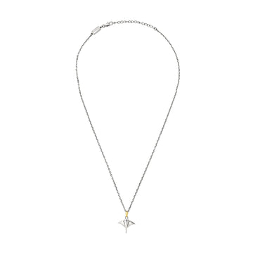 Collana catena Breil Good Omen in acciaio pendente manta MISURA UNICA