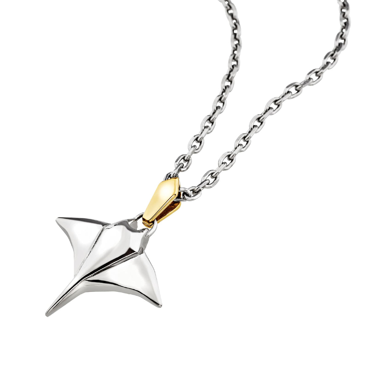 Collana catena Breil Good Omen in acciaio pendente manta MISURA UNICA