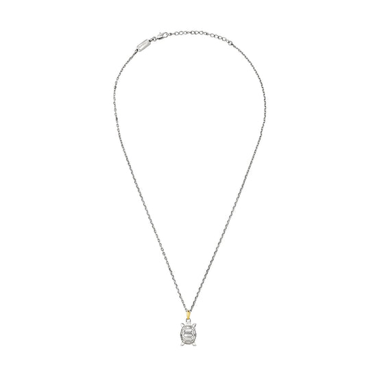Collana catena Breil Good Omen in acciaio pendente tartaruga MISURA UNICA