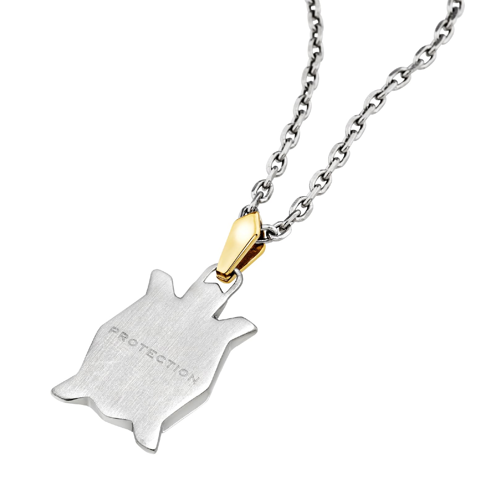 Collana catena Breil Good Omen in acciaio pendente tartaruga MISURA UNICA