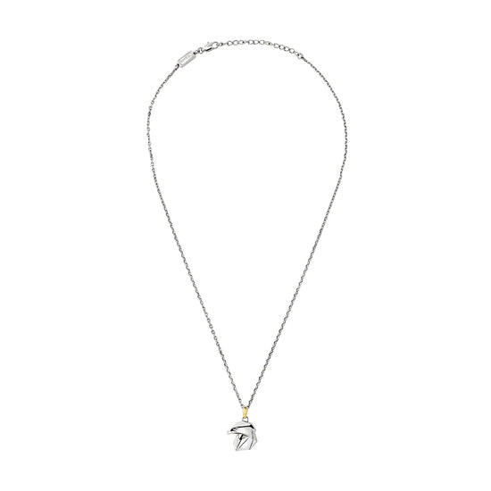 Collana catena Breil Good Omen in acciaio pendente falco MISURA UNICA