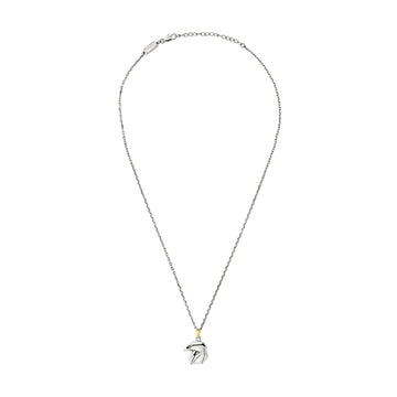 Collana catena Breil Good Omen in acciaio pendente falco MISURA UNICA