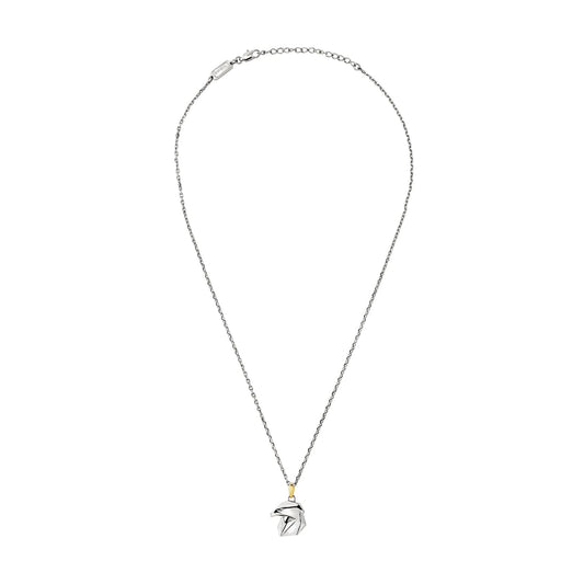 Collana catena Breil Good Omen in acciaio pendente falco MISURA UNICA