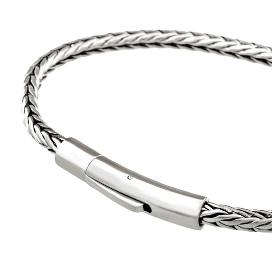 Bracciale catena snake Breil Holt in acciaio da uomo 18 uomo