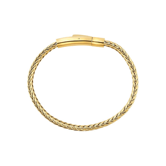 Bracciale catena snake Breil Holt in acciaio dorato da uomo 18 uomo