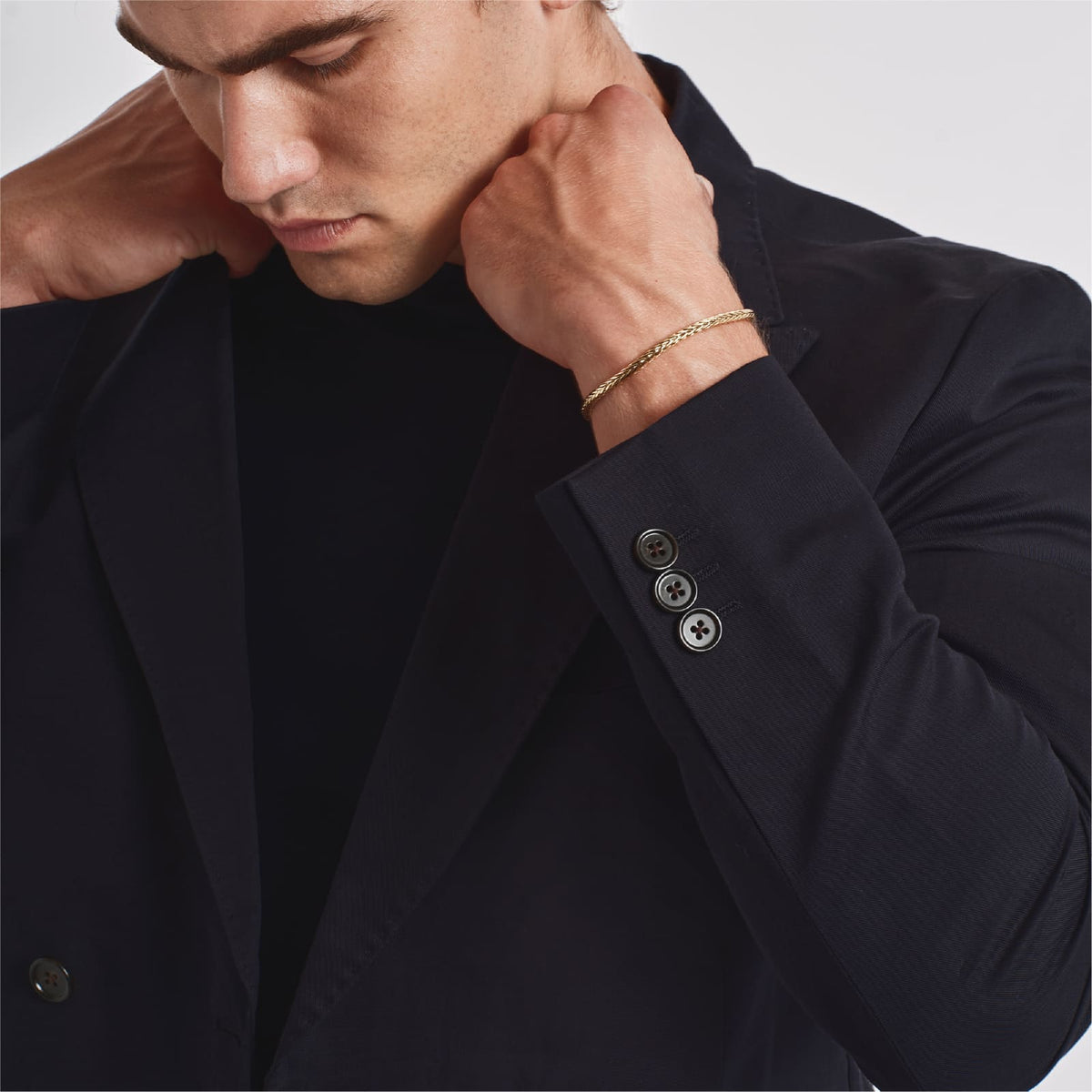 Bracciale catena snake Breil Holt in acciaio dorato da uomo 18 uomo