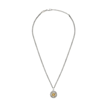 Collana Breil Primal Compass in acciaio con rosa dei venti MISURA UNICA