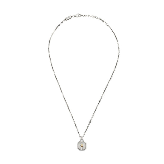 Collana catena Breil Duetto in acciaio pendente esagono MISURA UNICA