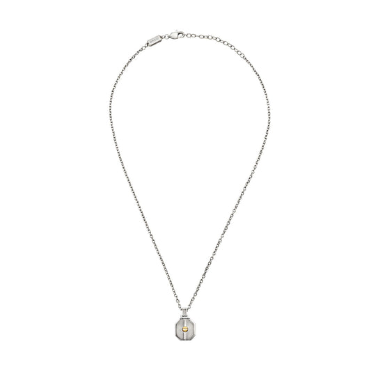 Collana catena Breil Duetto in acciaio pendente esagono MISURA UNICA