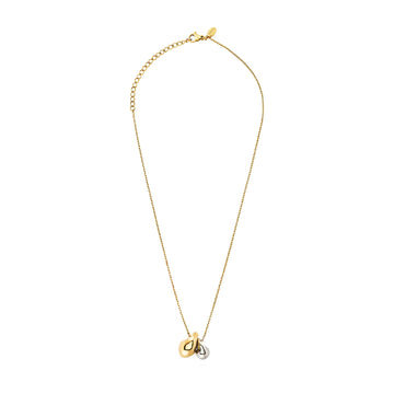 Collana Breil B Rocks in acciaio e dorato con pendenti MISURA UNICA