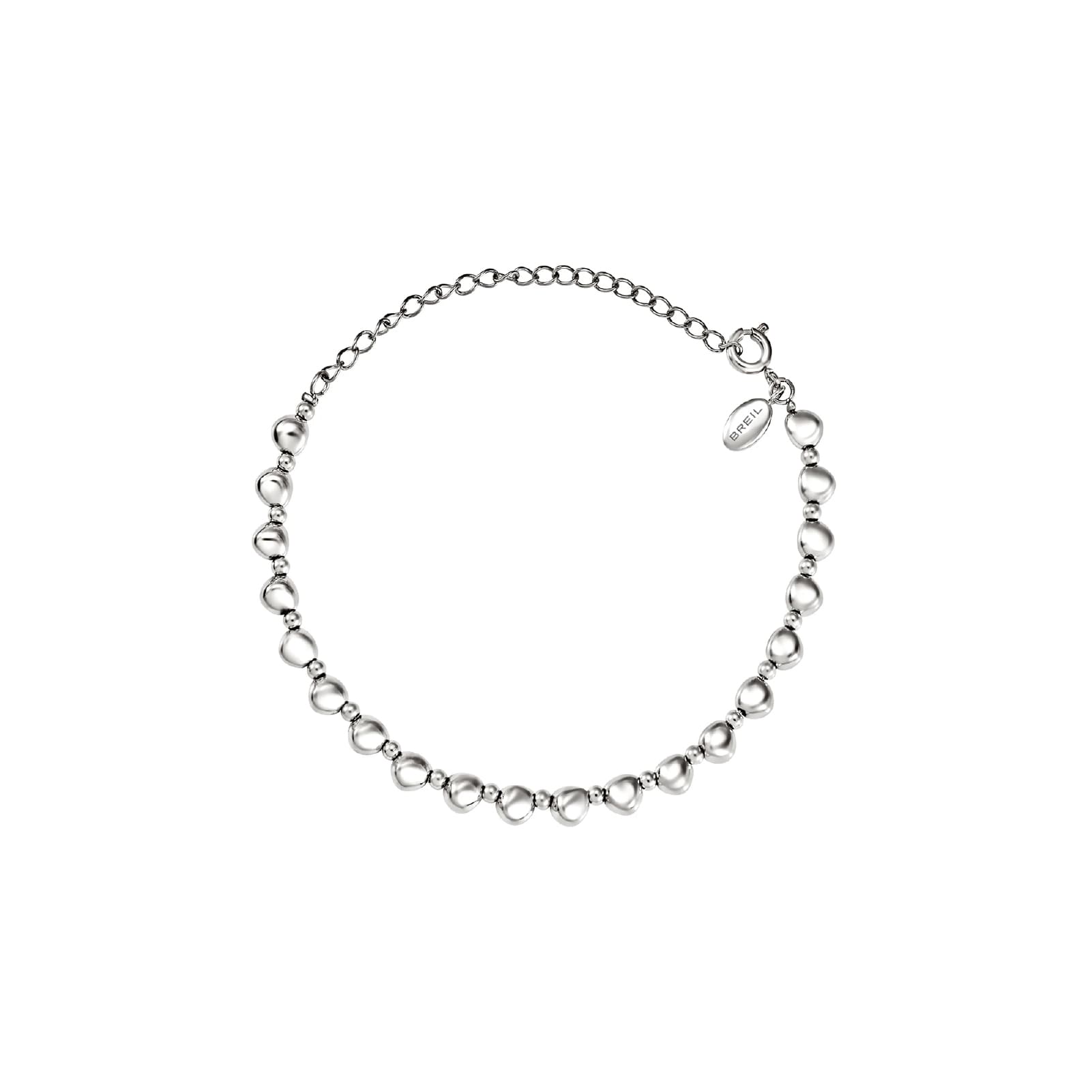 Bracciale Breil B Rocks in acciaio con catena a microsfere 21 cm