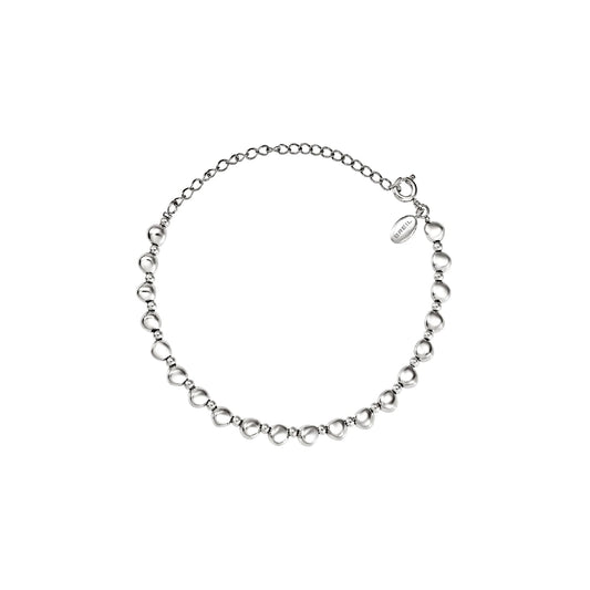 Bracciale Breil B Rocks in acciaio con catena a microsfere 21 cm