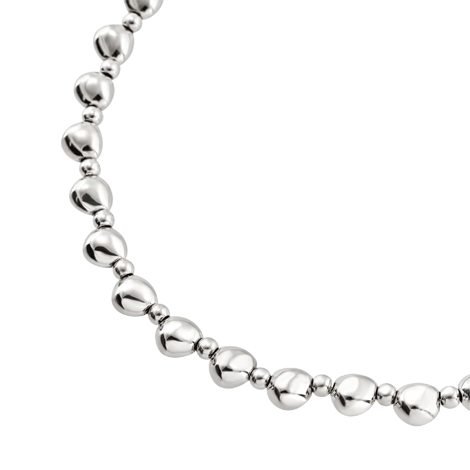 Bracciale Breil B Rocks in acciaio con catena a microsfere 21 cm
