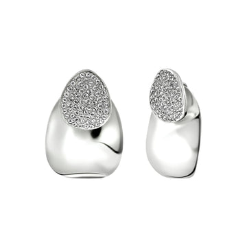 Orecchini Breil B Whisper Glow in acciaio e cristalli MISURA UNICA