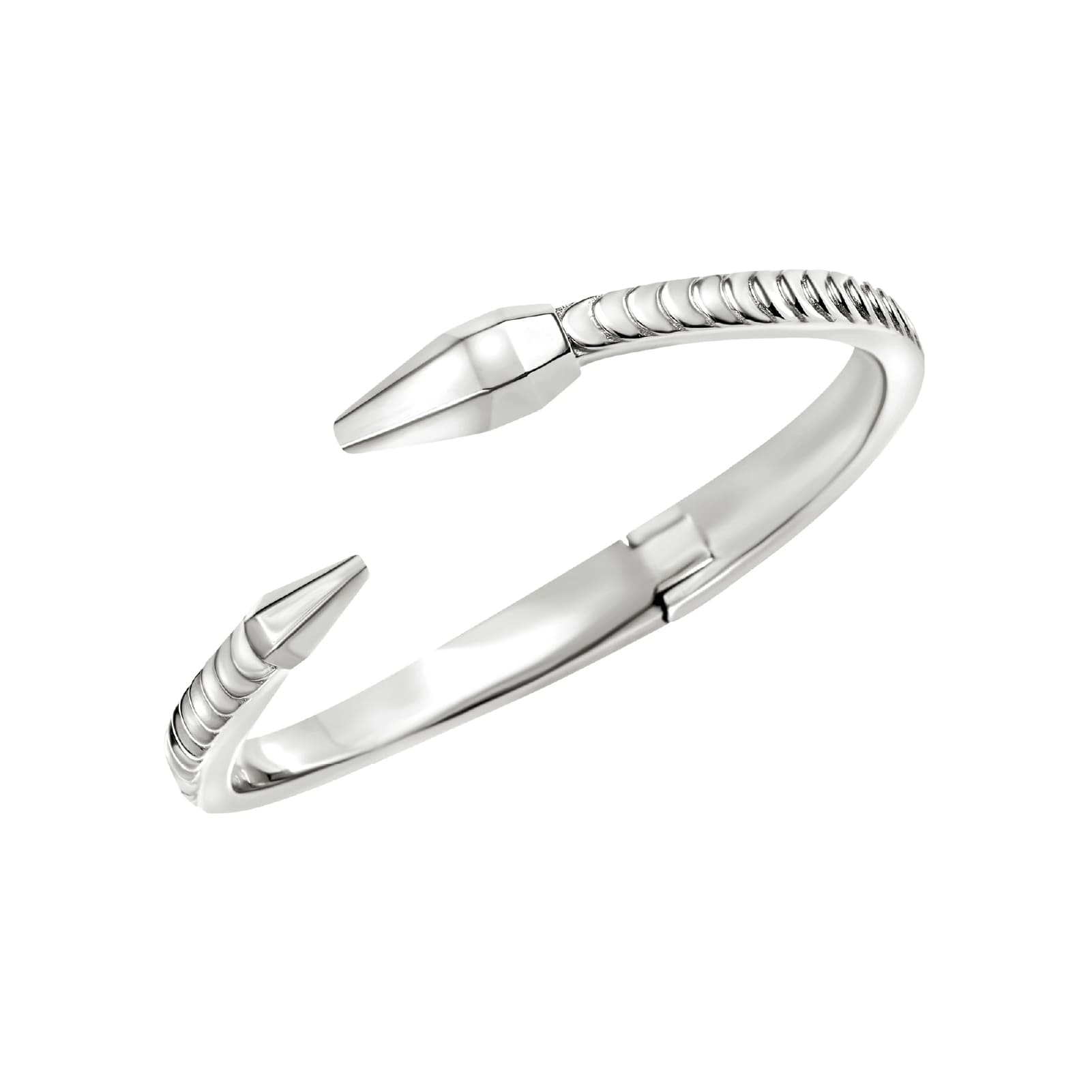 Bracciale rigido Breil Hypnotic in acciaio serpente diametro 5,6 cm