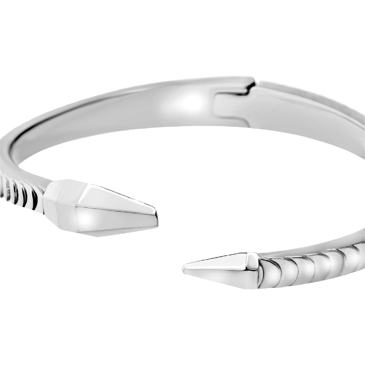 Bracciale rigido Breil Hypnotic in acciaio serpente diametro 5,6 cm