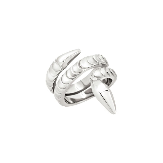 Anello Breil Htpnotic in acciaio a forma di serpente 14