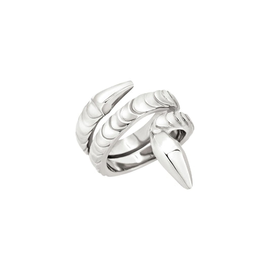 Anello Breil Htpnotic in acciaio a forma di serpente 14