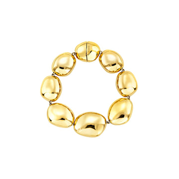 Bracciale Breil Petra in acciaio dorato a forma di pietre 16 donna