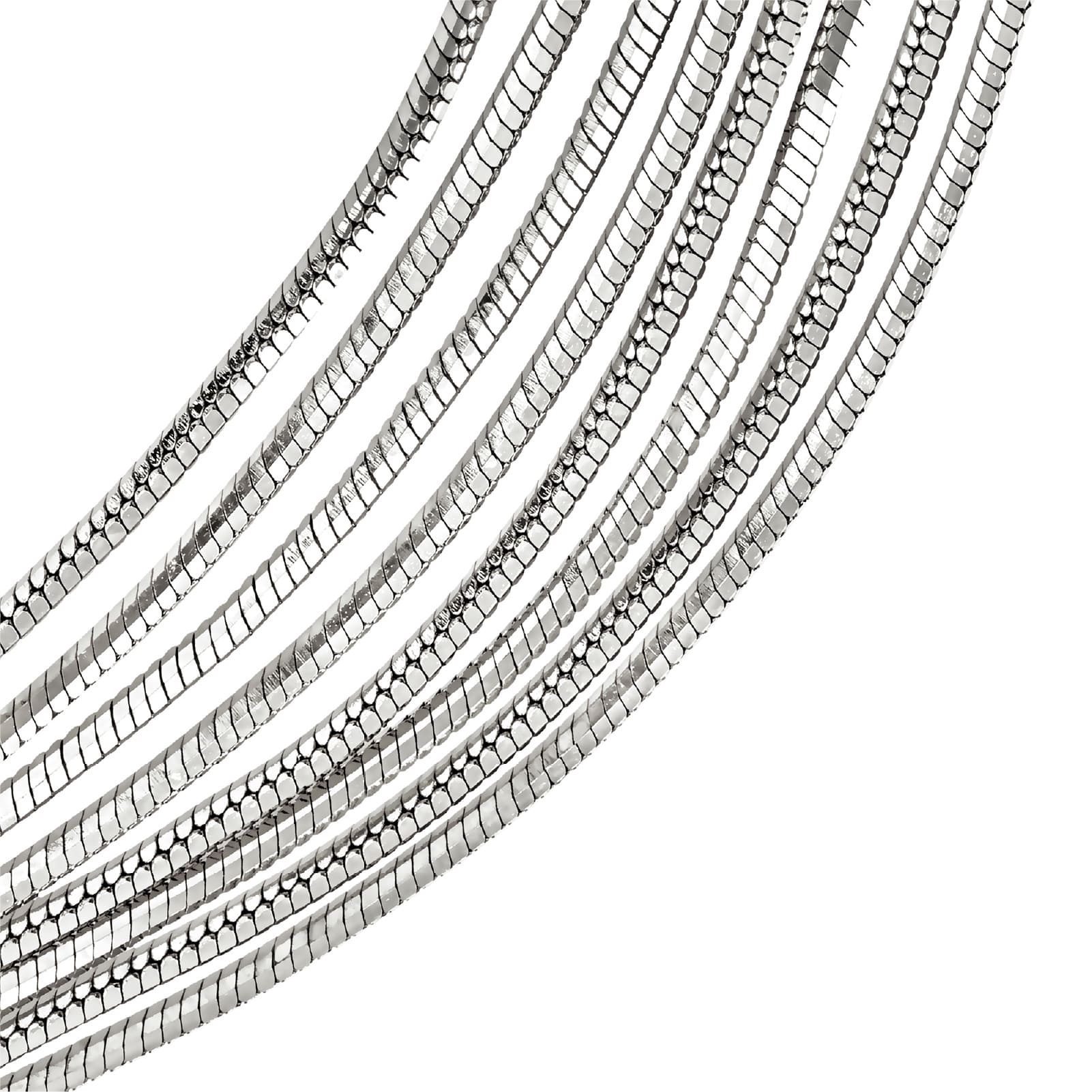 Bracciale multifilo Breil Falling Star in acciaio da donna 21 cm