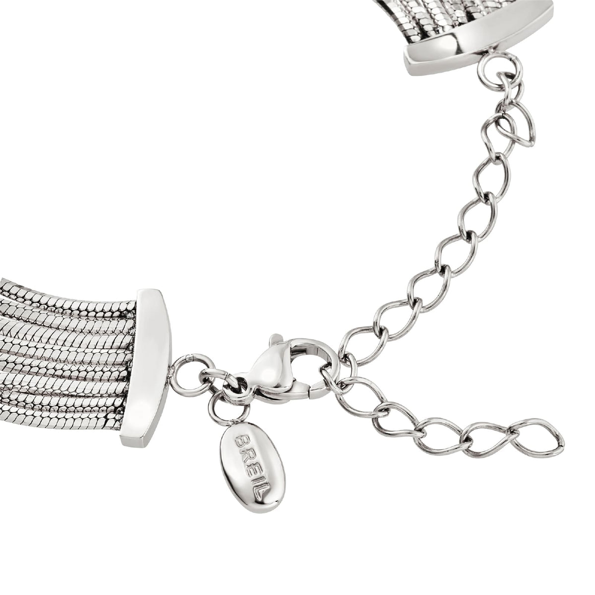Bracciale multifilo Breil Falling Star in acciaio da donna 21 cm