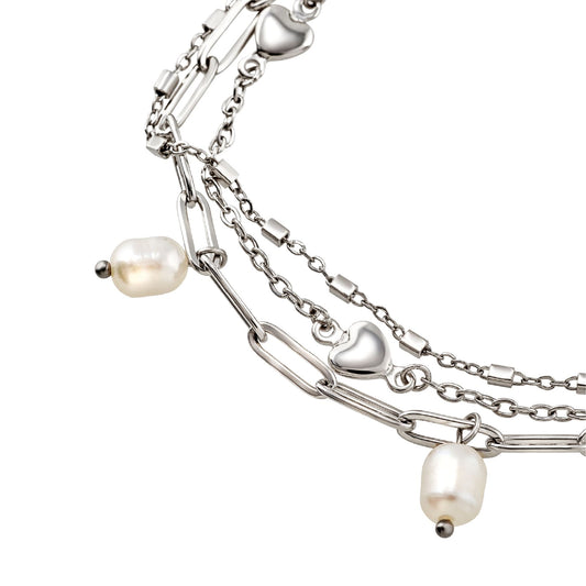 Bracciale multifilo Breil Magnetica System in acciaio 17 cm