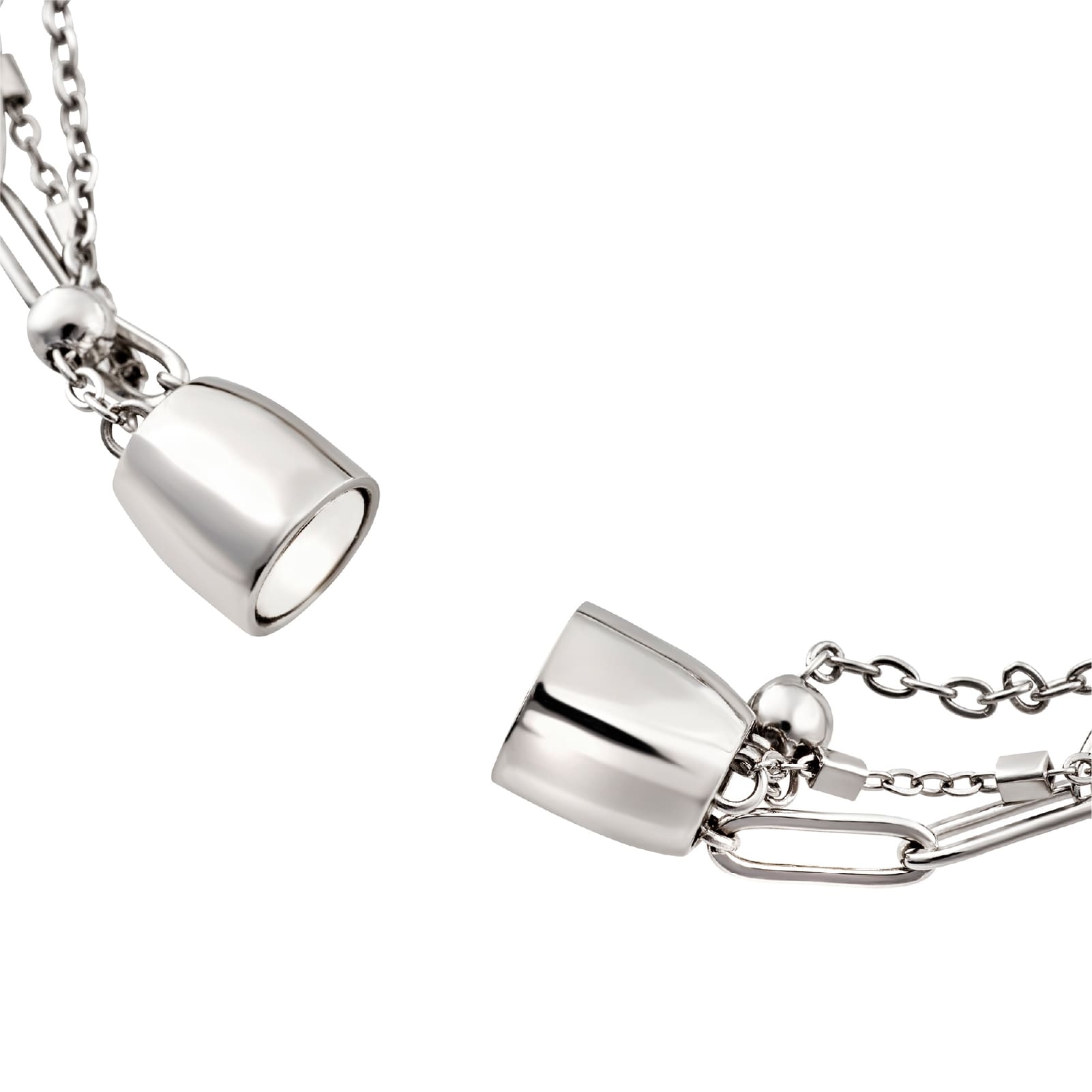 Bracciale multifilo Breil Magnetica System in acciaio 17 cm