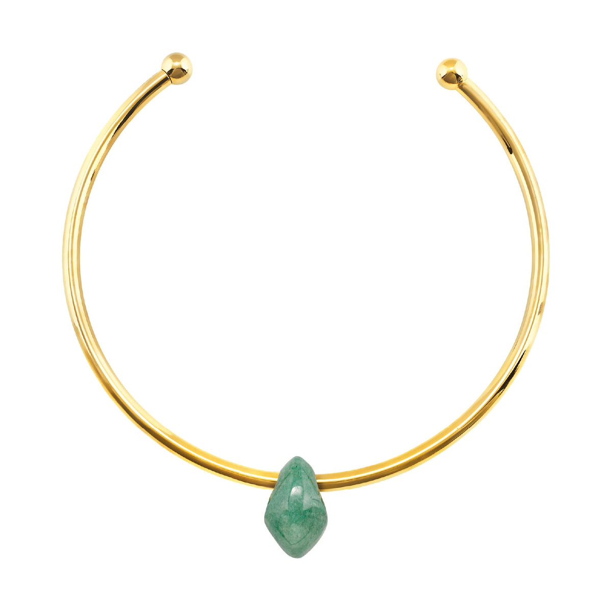 Collana rigida Breil Petra in acciaio oro elemento centrale MISURA UNICA