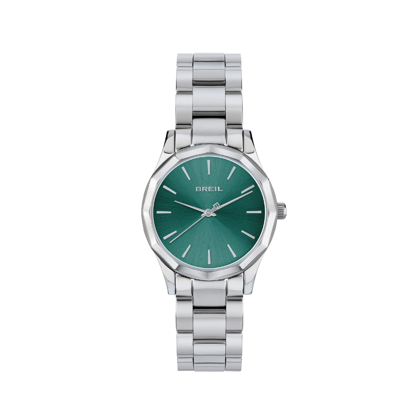 Orologio Solo Tempo da donna Breil in acciaio argento e verde BT.TW2085