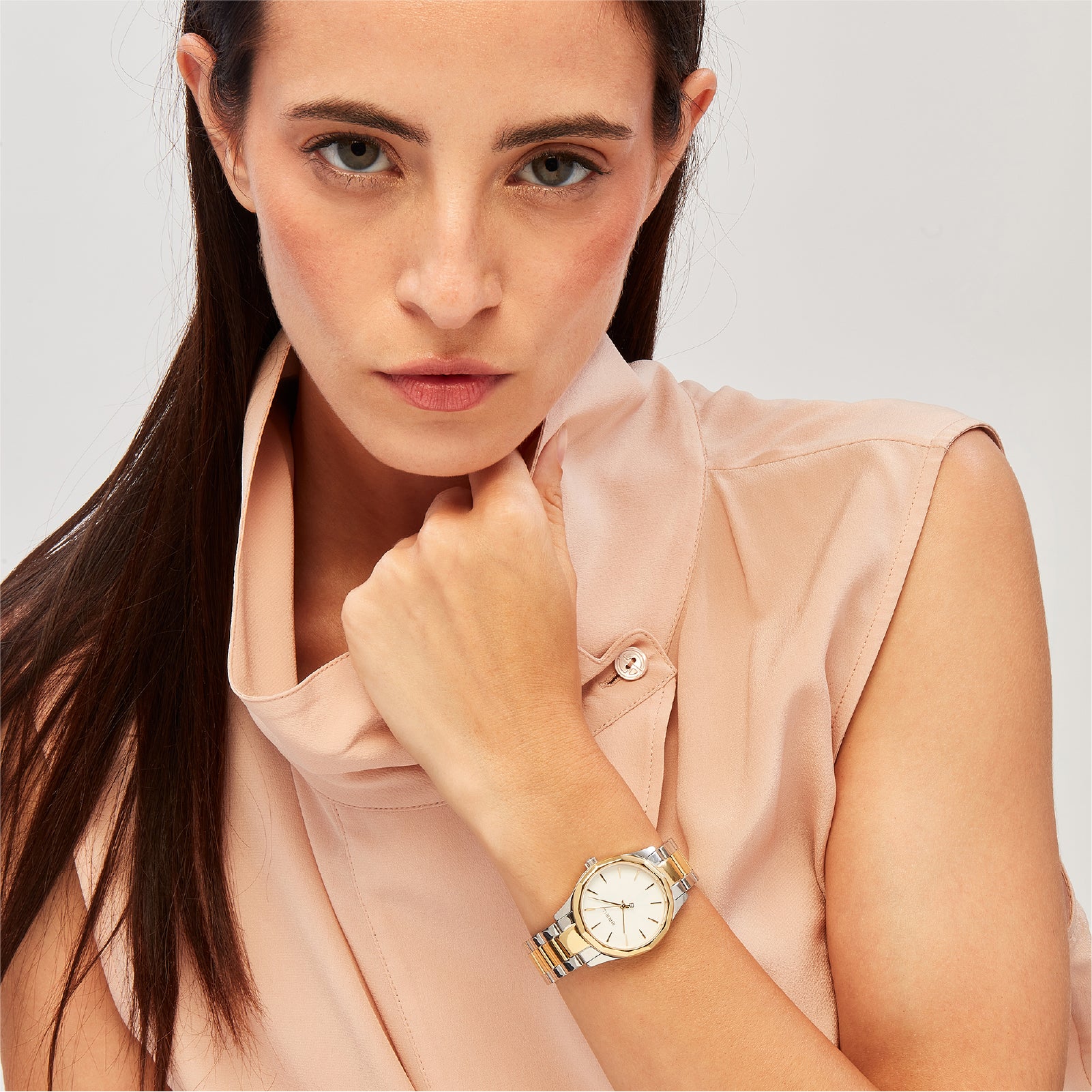 Orologio Solo Tempo da donna Breil in acciaio oro e argento BT.TW2086