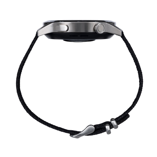 Smartwatch Breil cassa nera con doppio cinturino blu e nero MISURA UNICA