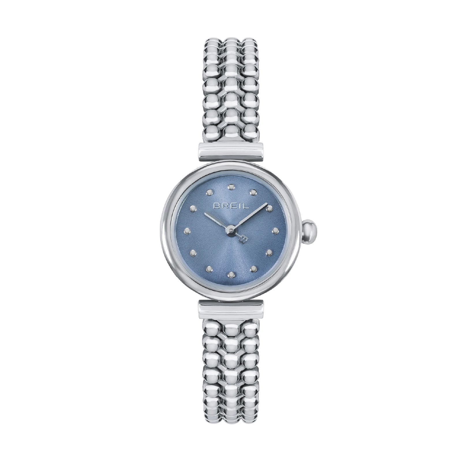 Orologio solo tempo donna Breil Bubble in acciaio quadrante azzurro MISURA UNICA