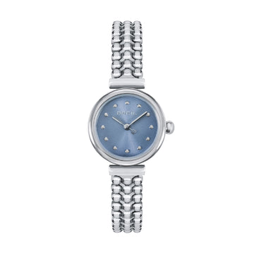 Orologio solo tempo donna Breil Bubble in acciaio quadrante azzurro MISURA UNICA
