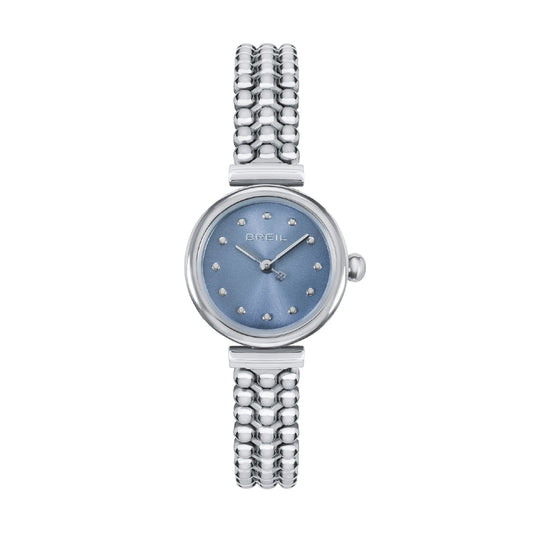 Orologio solo tempo donna Breil Bubble in acciaio quadrante azzurro MISURA UNICA
