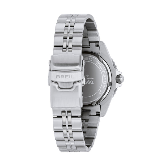 Orologio solo tempo uomo Breil Manta Heritage acciaio quadrante arancione 38 mm MISURA UNICA