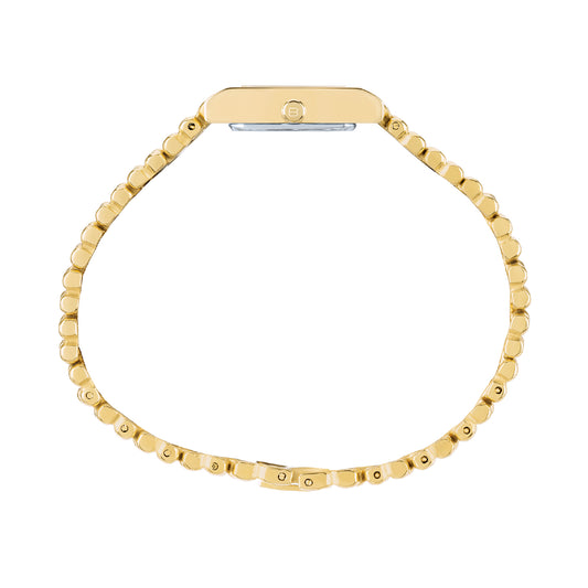 Orologio solo tempo donna Breil acciaio dorato maglie sfere MISURA UNICA