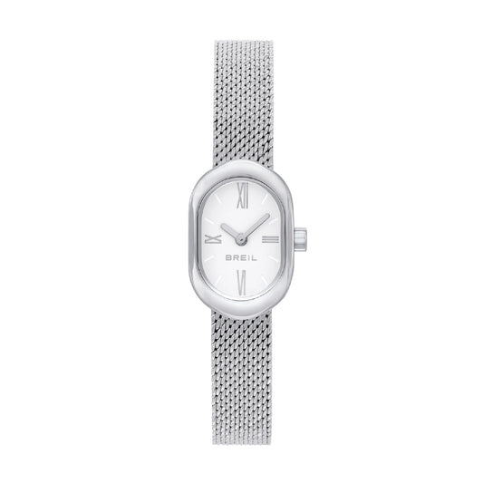 Orologio solo tempo donna Breil Evanesse in acciaio quadrante bianco MISURA UNICA